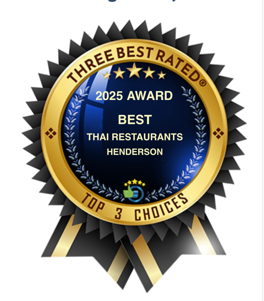 Three Best Rated 2025 Award — Best Thai Restaurants Henderson