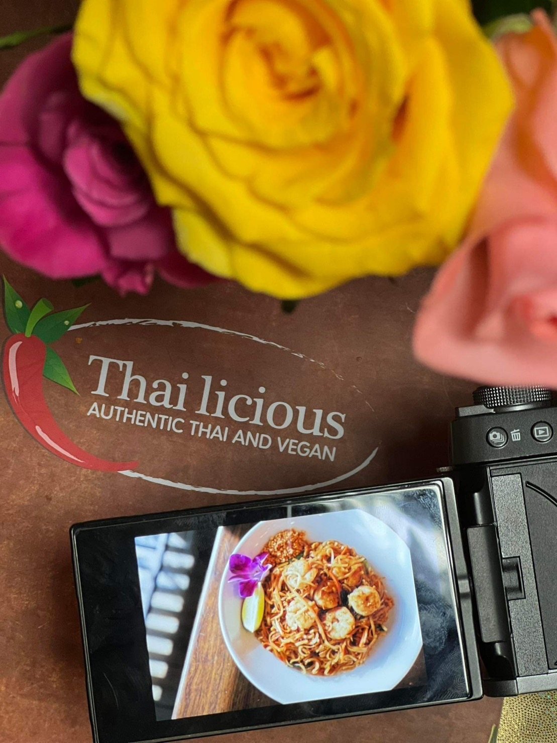 Thailicious Authentic Thai and Vegan branding